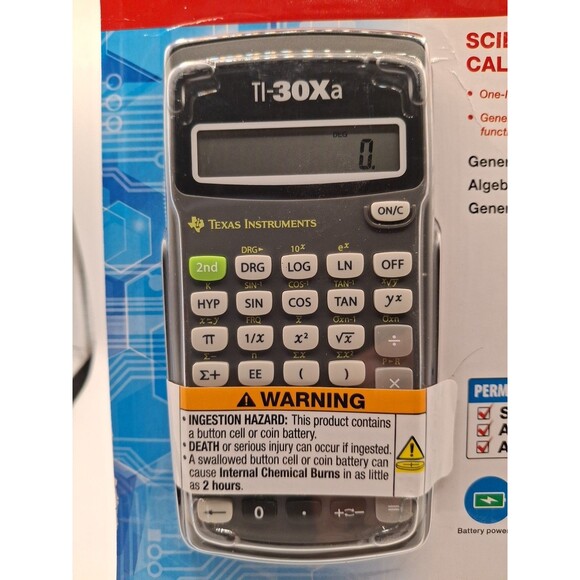 Texas Instruments TI-30Xa Scientific Calculator - Picture 2 of 8